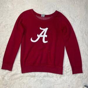Alabama Crimson Tide College Game Day Red Crewneck Sweatshirt Colosseum M